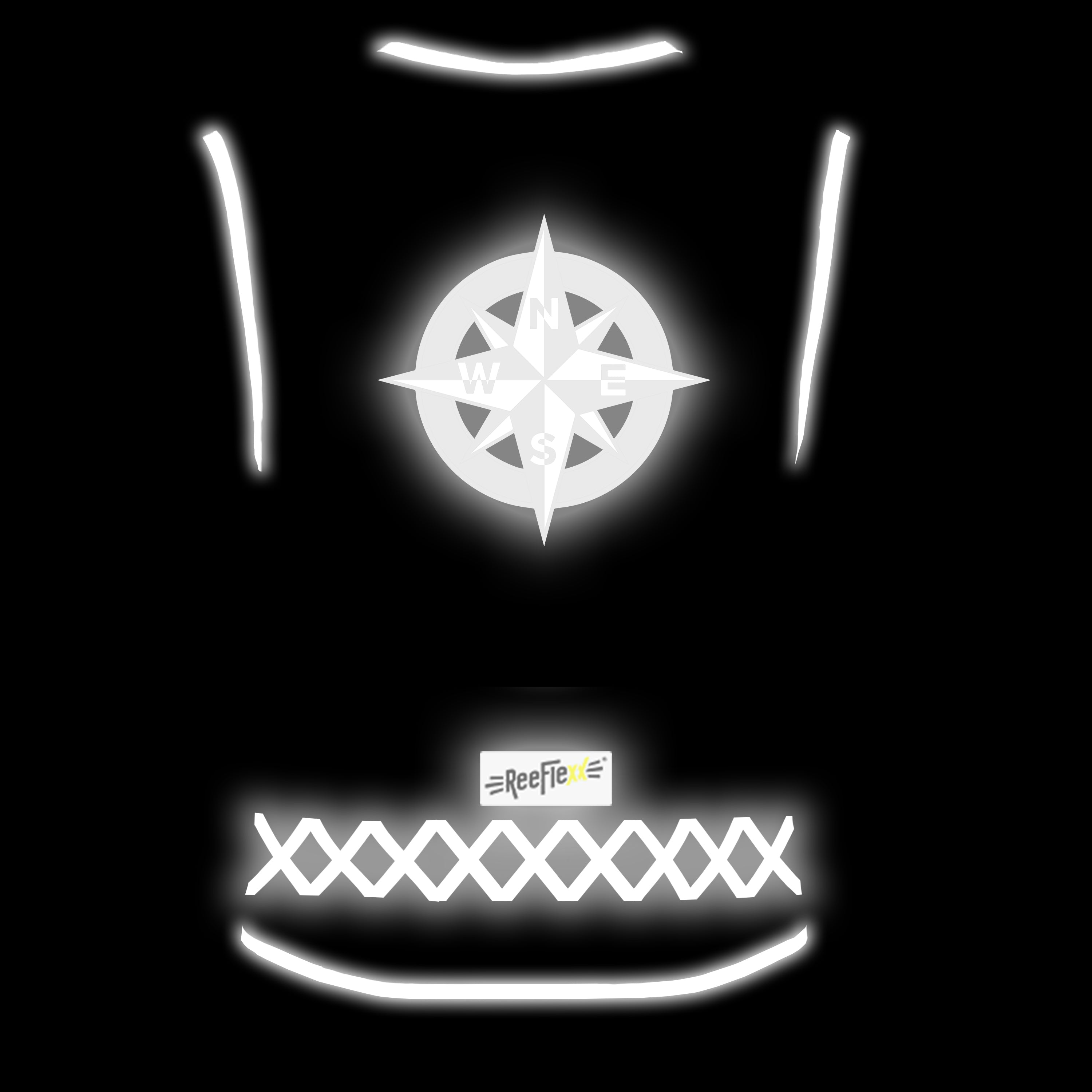 Pink Nautic Compass - Damenwarnweste