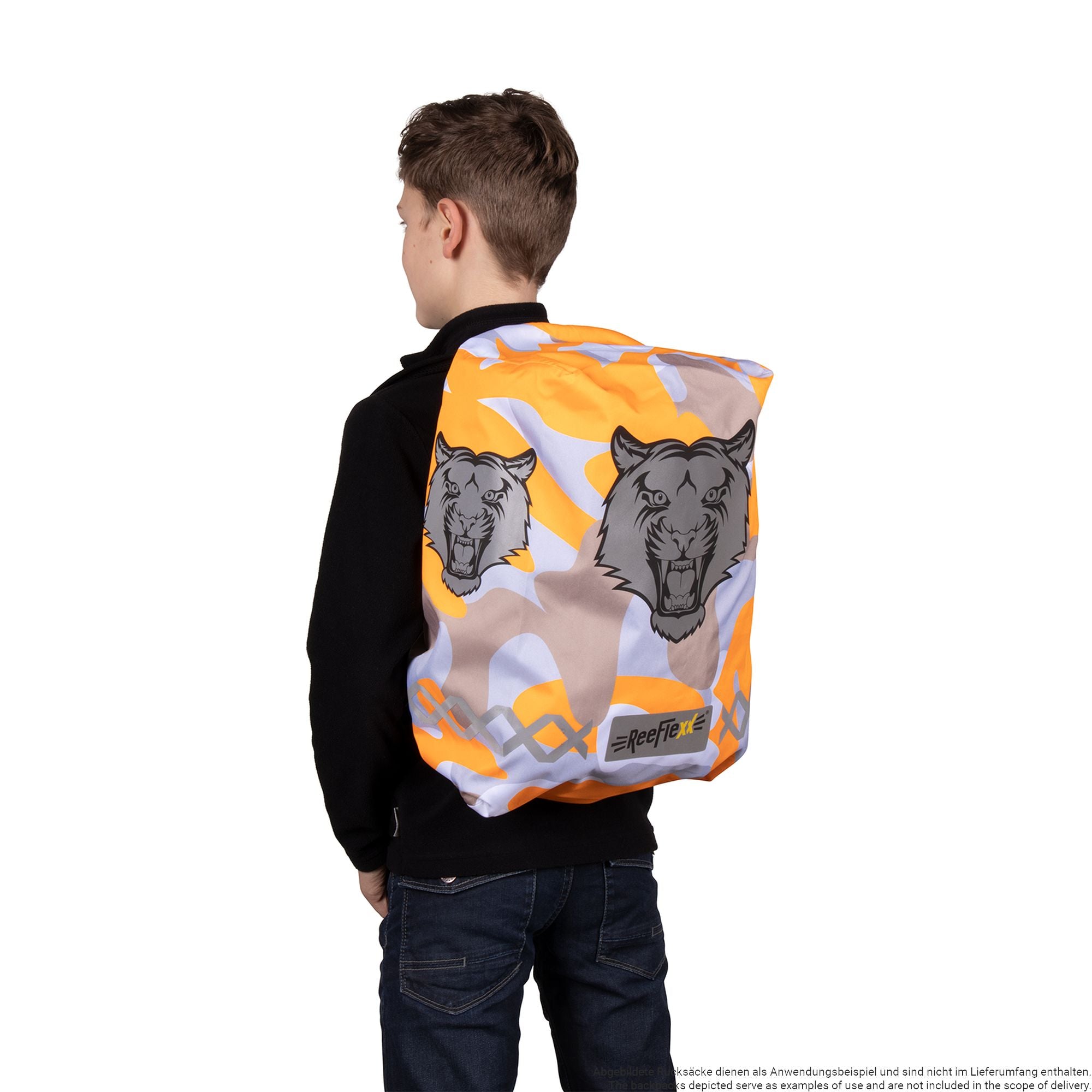 Orange Camou Tiger - Cover - Größe M