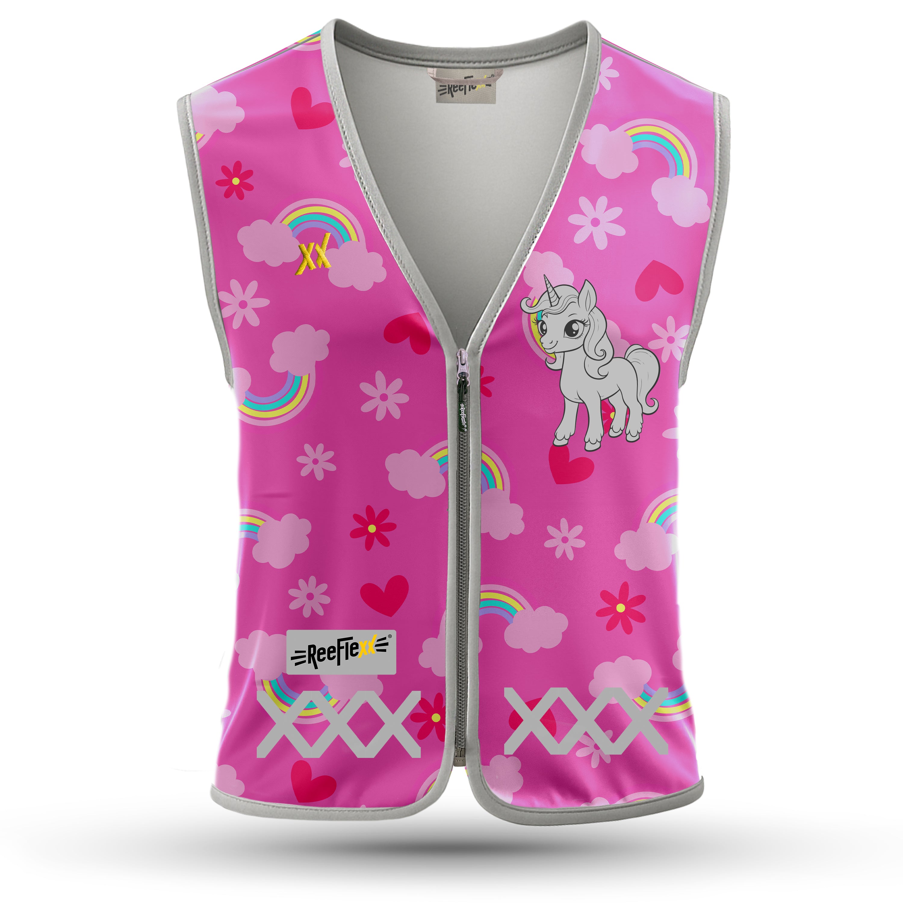 Pink Unicorn - Kinderwarnweste