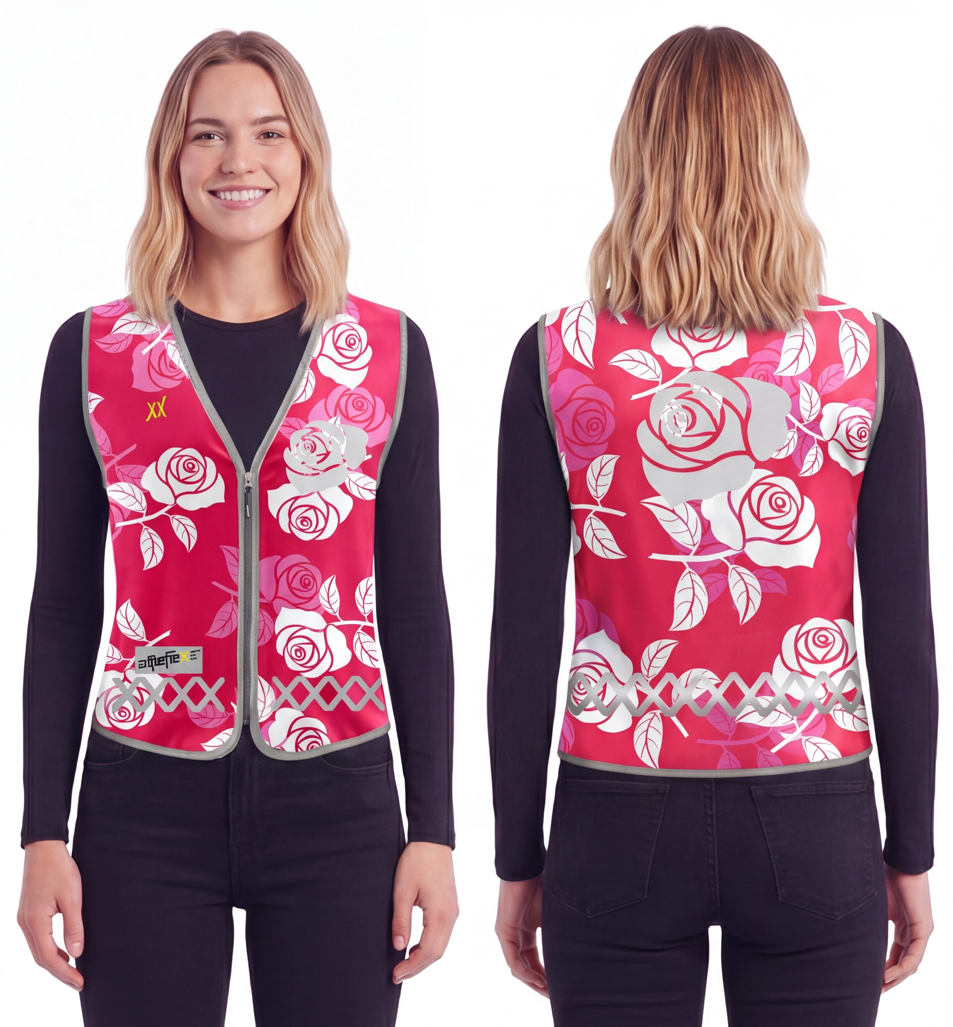 Magenta Rose - Damenwarnweste